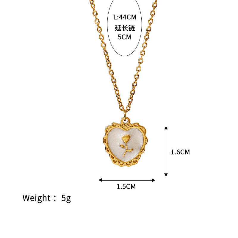 Wholesale Stainless Steel Sun Moon Pendant Necklace