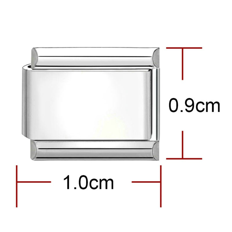 Wholesale Italian Charm Bracelet 9mm DIY Splicing Cute Creative Stainless Steel Composable Bracelet