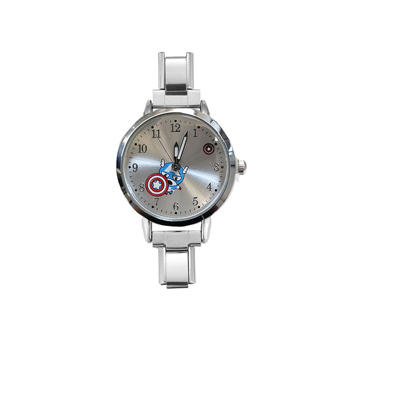 Wholesale Stainless Steel Quartz Watch Cartoon Design Trendy Kids Fashion Accessory ACCVIP