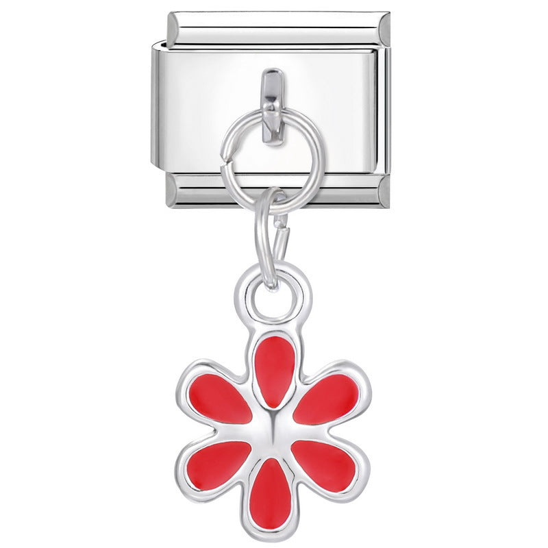 Wholesale Italian Beaded Bracelet 9mm DIY Splicing Removable Stainless Steel Combinable Bracelet