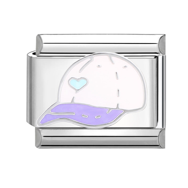 Pulsera de encanto italiano al por mayor de 9 mm Diy Suplicamiento Lindo pulsador creativo de acero Titanio Compuesta de acero Pulsera