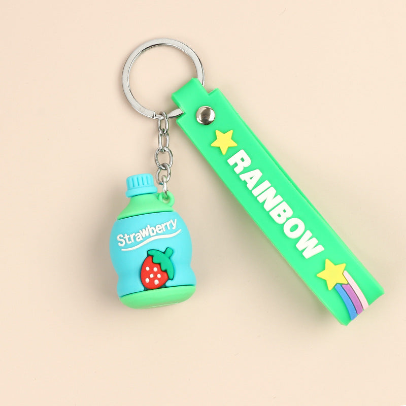 Wholesale Cartoon Cute PVC Soft Glue Keychains ACCVIP-KC-HongAo001
