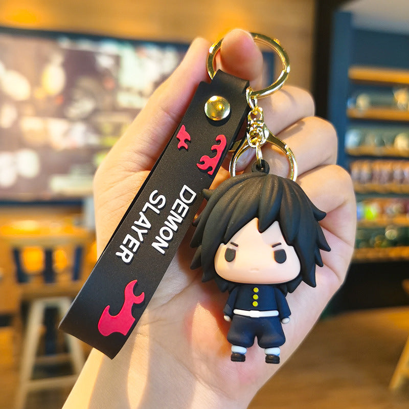 Wholesale Cartoon PVC Soft Keychain Cute Keychain ACC-KC-DingMing001