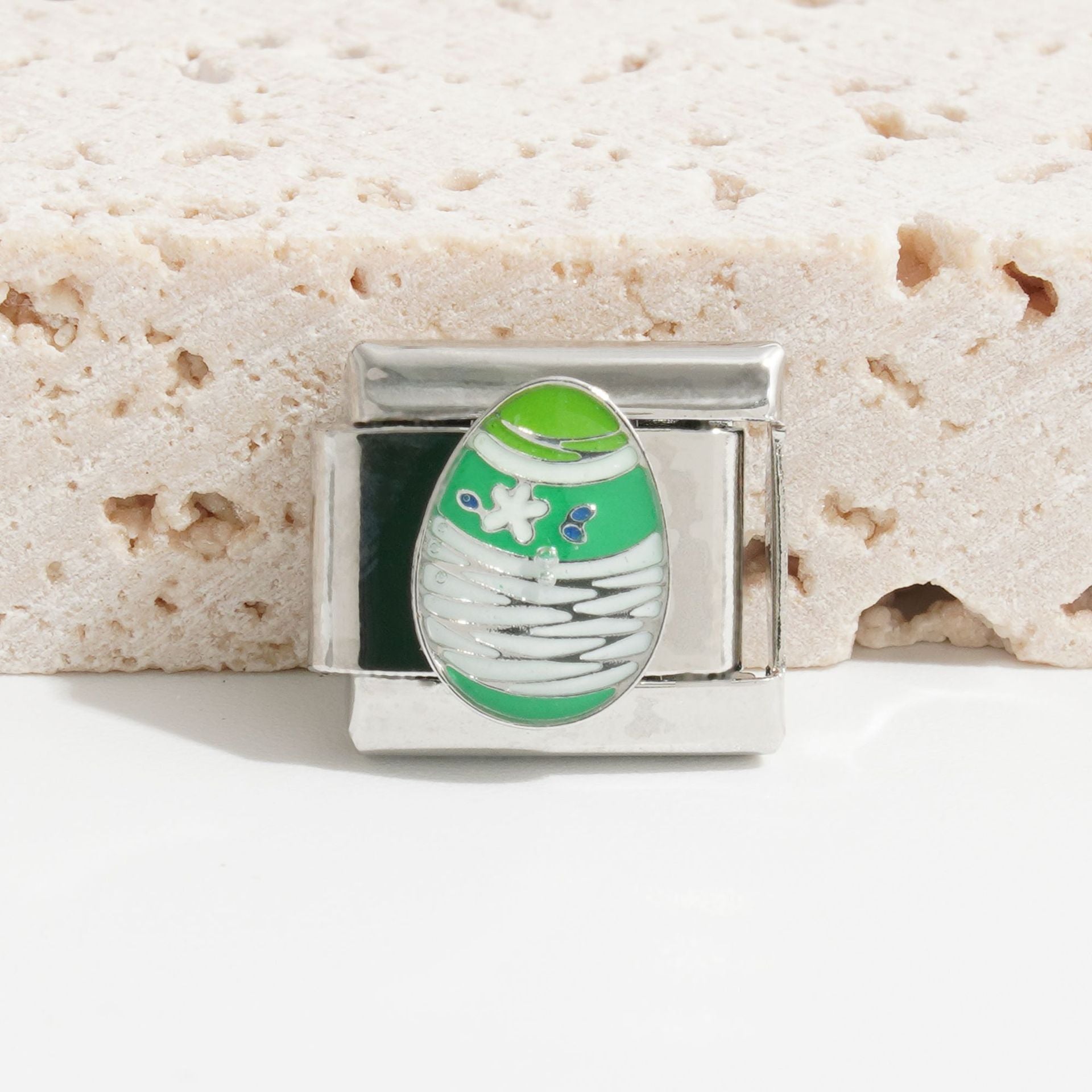 Wholesale Italian Charm Bracelet 9mm DIY Splicing Ocean Beach Stainless Steel Composable Bracelet