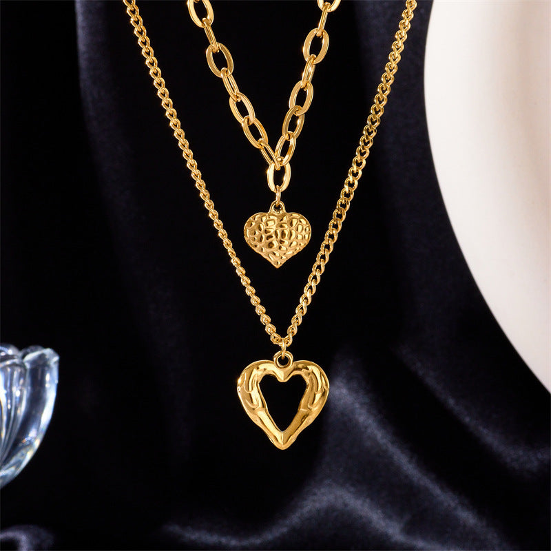 Wholesale Angel Wings Love Necklace Sweater Chain Long Necklace ACC-NE-Qiyou002