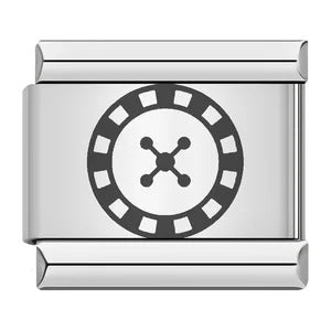 Wholesale  Italian Charm Bracelet 9mm DIY Splicing Removable Board Game Stainless Steel Composable Bracelet