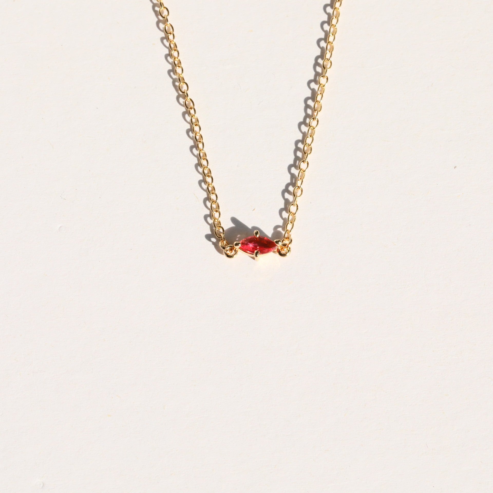 Wholesale Twelve birthstone necklace month stone  zircon necklace