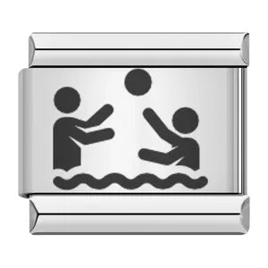 Wholesale Italian Charm Bracelet 9mm DIY Splicing Removable Sports Stainless Steel Composable Bracelet