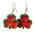 Wholesale St. Patrick's Four Leaf Clover Green Earrings