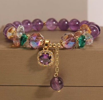Wholesale Glass Crystal Bead Bracelet Fashion Accessory for Resale