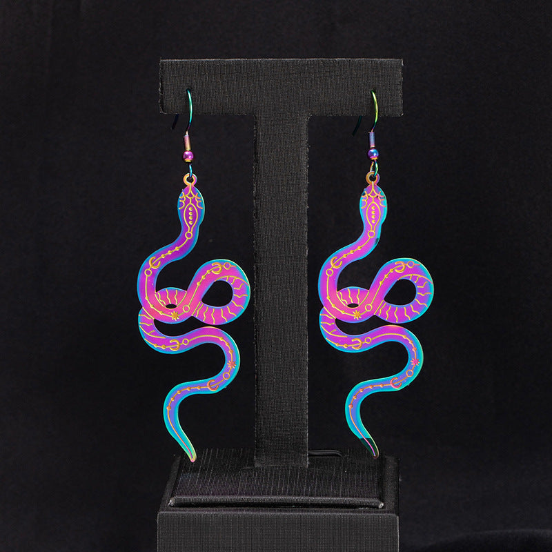 Wholesale Hollow Sun God Colorful Earrings