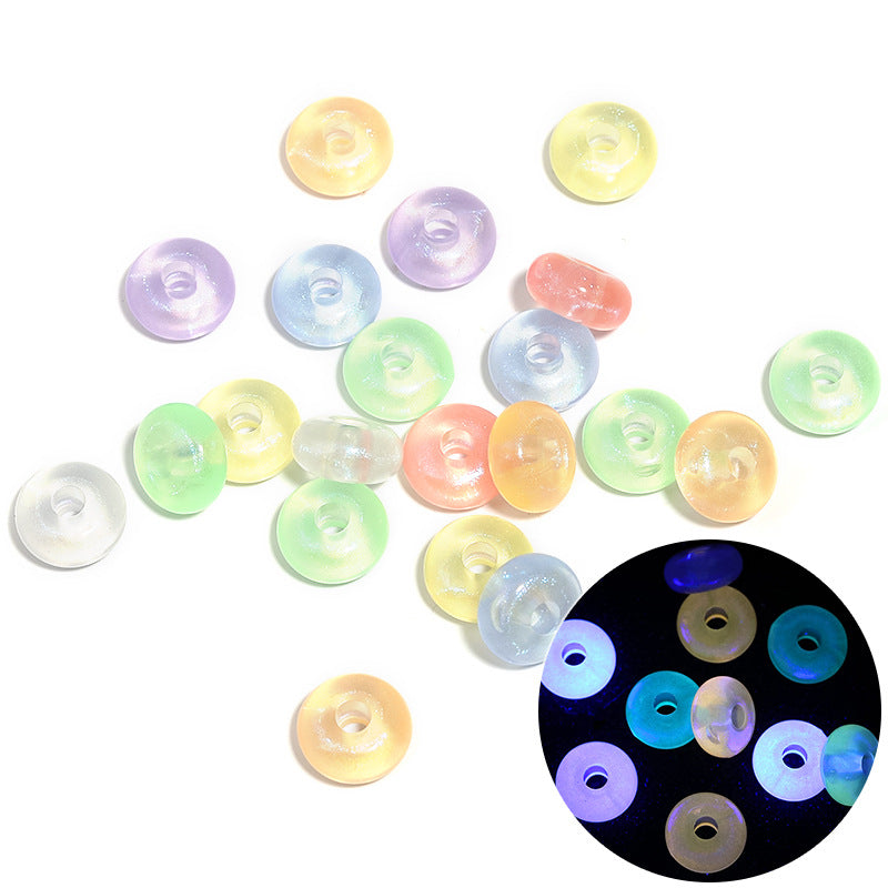 Wholesale 350pcs/pack Luminous Fine Mermaid Abacus Acrylic Beads ACC-BDS-BLG139