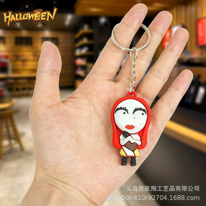 Wholesale Cartoon Halloween Pumpkin Keychains ACC-KC-Yexiang001