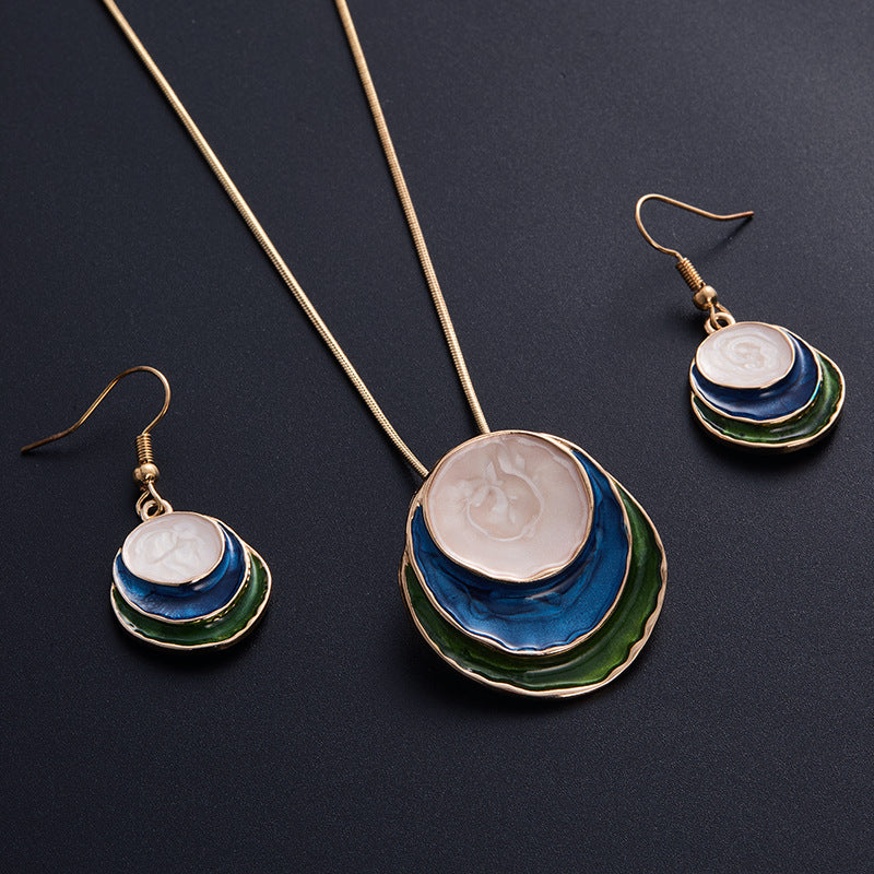 Wholesale  Vintage Pendant Earrings Niche Jewelry