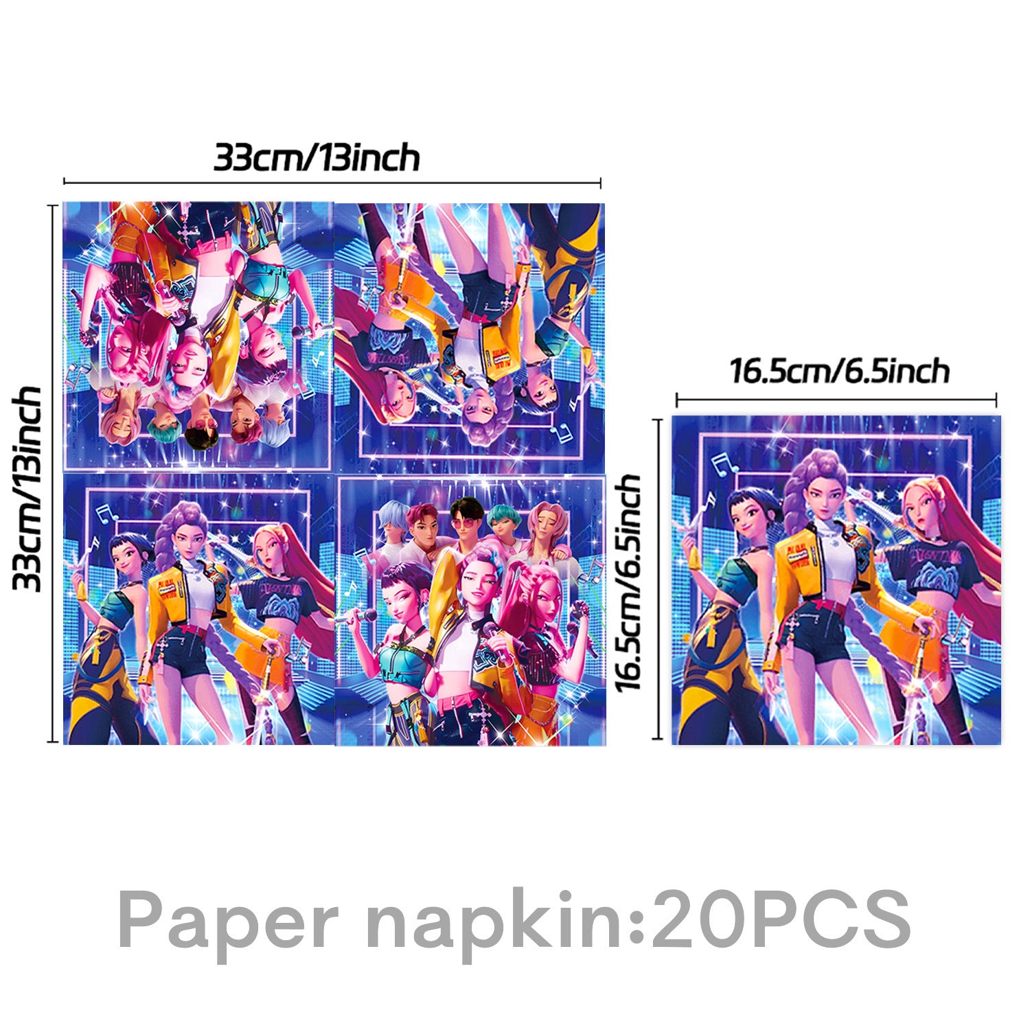 Wholesale Theme Birthday Party Tableware Supplies Pull Flag Banner kpop