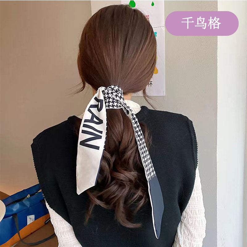 Wholesale Retro Bow Ribbon Streamer Mori Headband Hair Scrunchies ACC-HS-Weim002