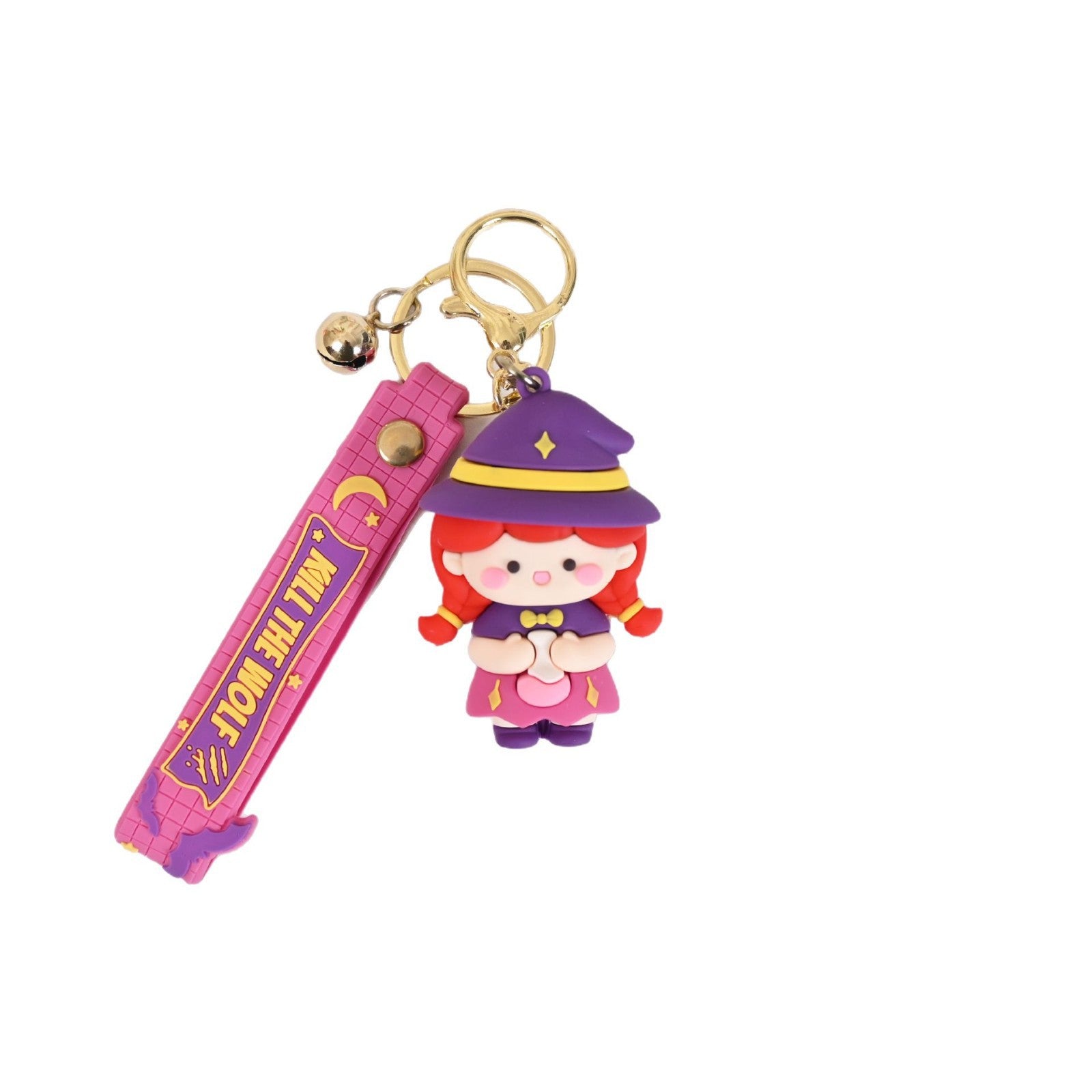 Wholesale Cute cartoon silicone keychain