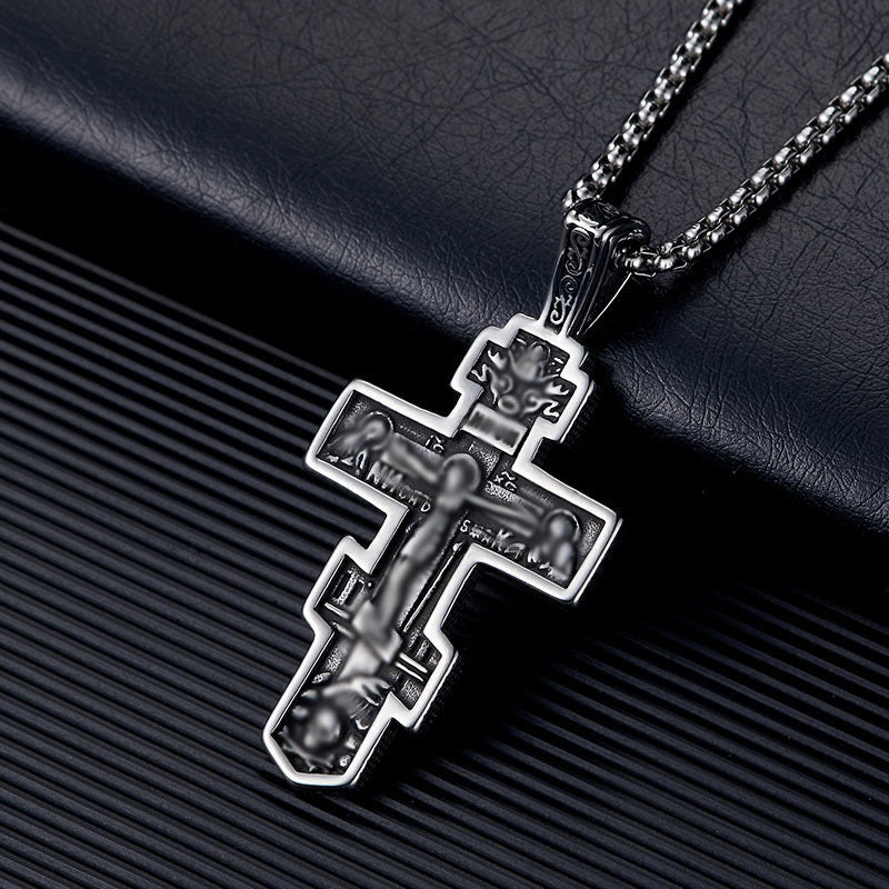 Wholesale Titanium Steel Cross Necklace