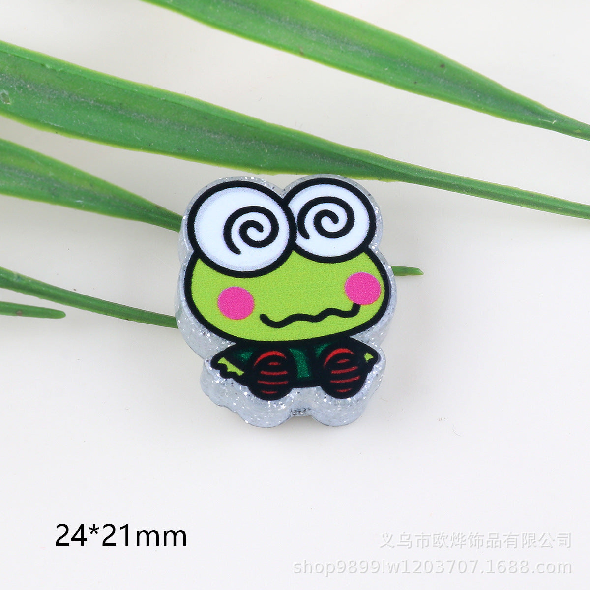 Wholesale 5pcs Acrylic Beads Straight Hole Cartoon Characters Beadable Pen and Keychain DlY Accessories