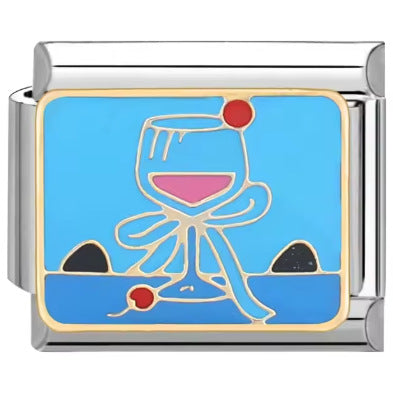 Wholesale  Italian Charm Bracelet 9mm DIY  homemade Creative Stainless Steel Composable Bracelet