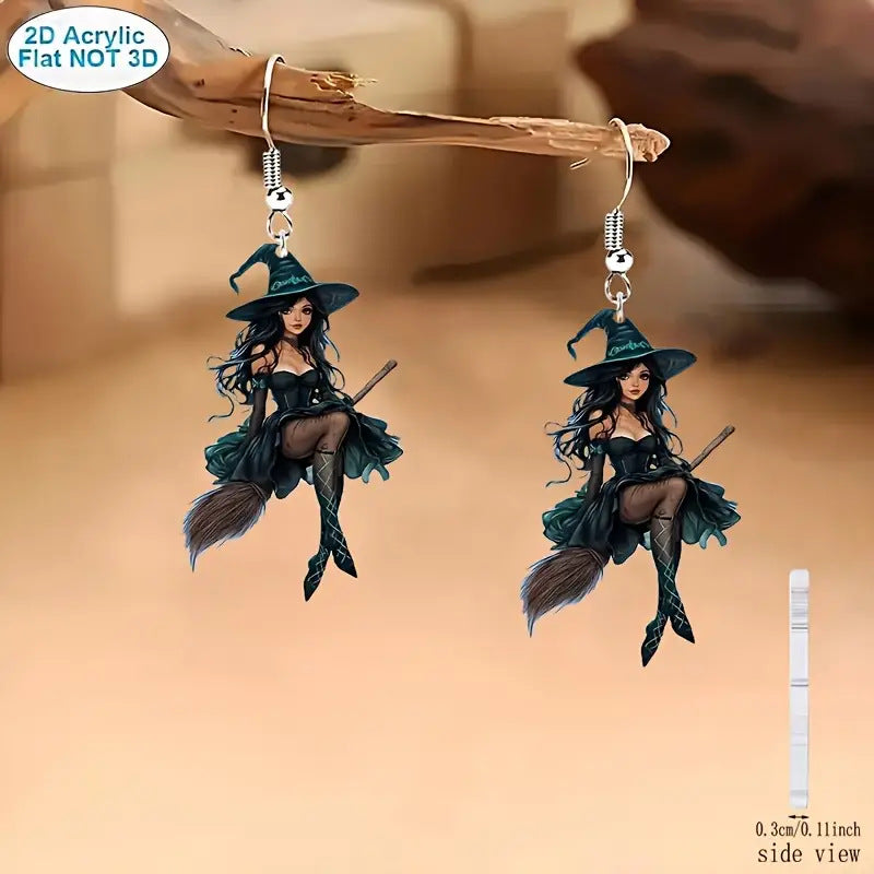 Wholesale Halloween witch earrings