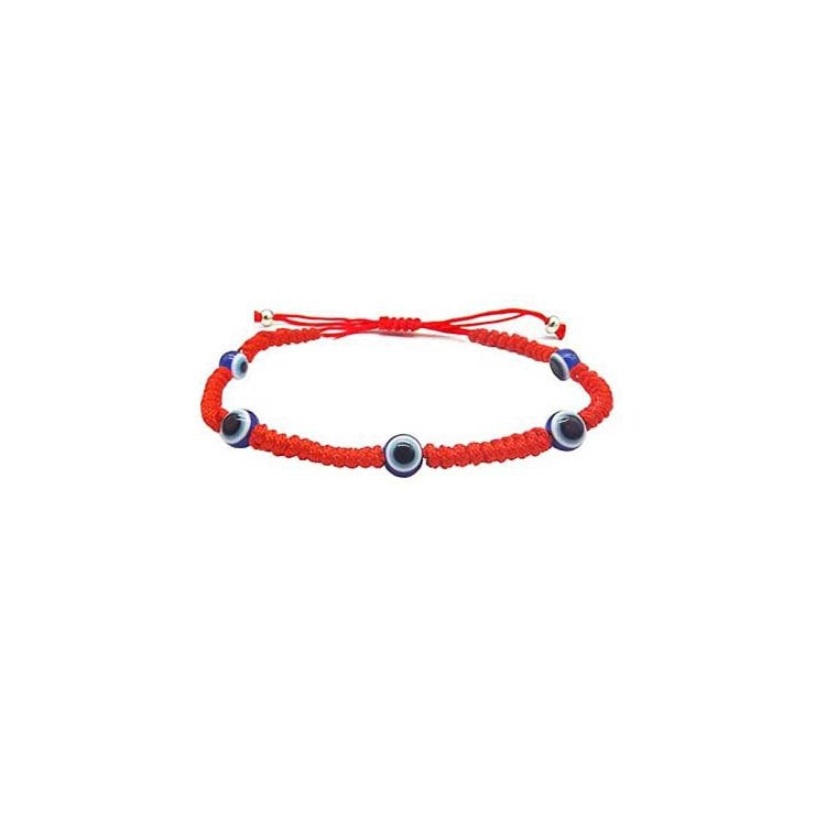 Wholesale   Evil Eye Braided Rope Bracelet