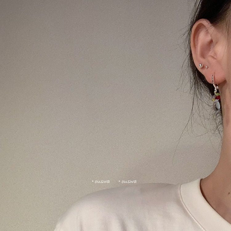 Wholesale retro girls luxury earrings ear clip