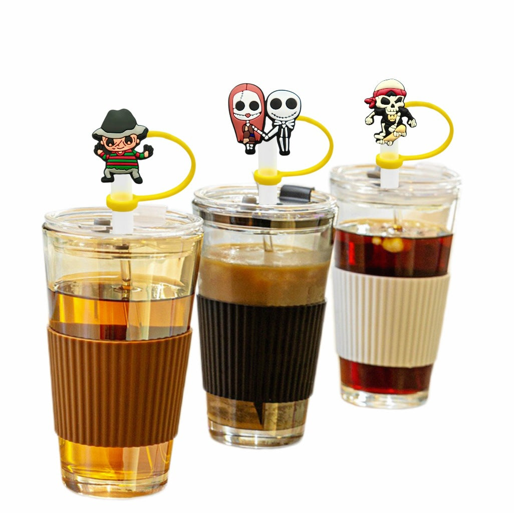 Wholesale 10pcs  Silicone  Straw Cover Straw Tube Cap