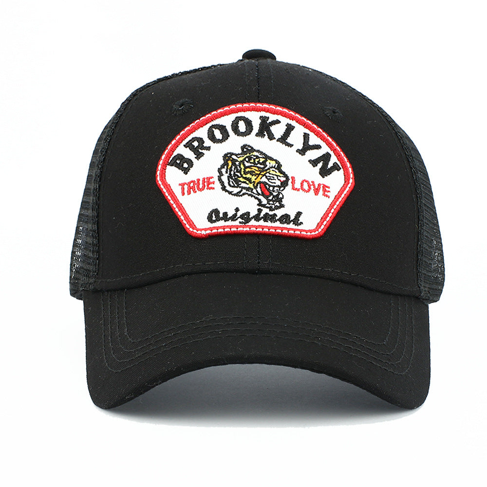 Wholesale Embroidered Patch Animal Cotton Mesh Baseball Cap ACC-HT-RongZhao022