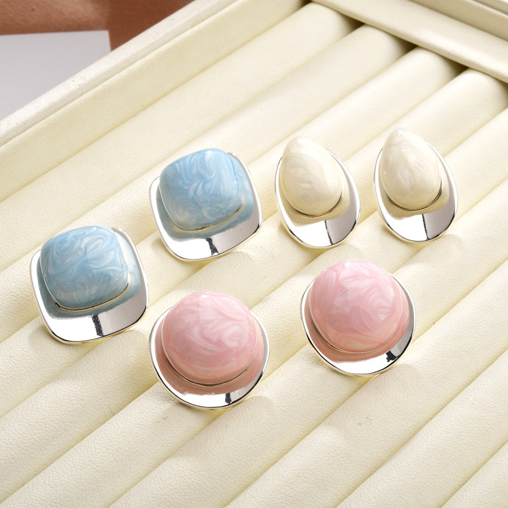 Wholesale Oil drop earrings personality earrings