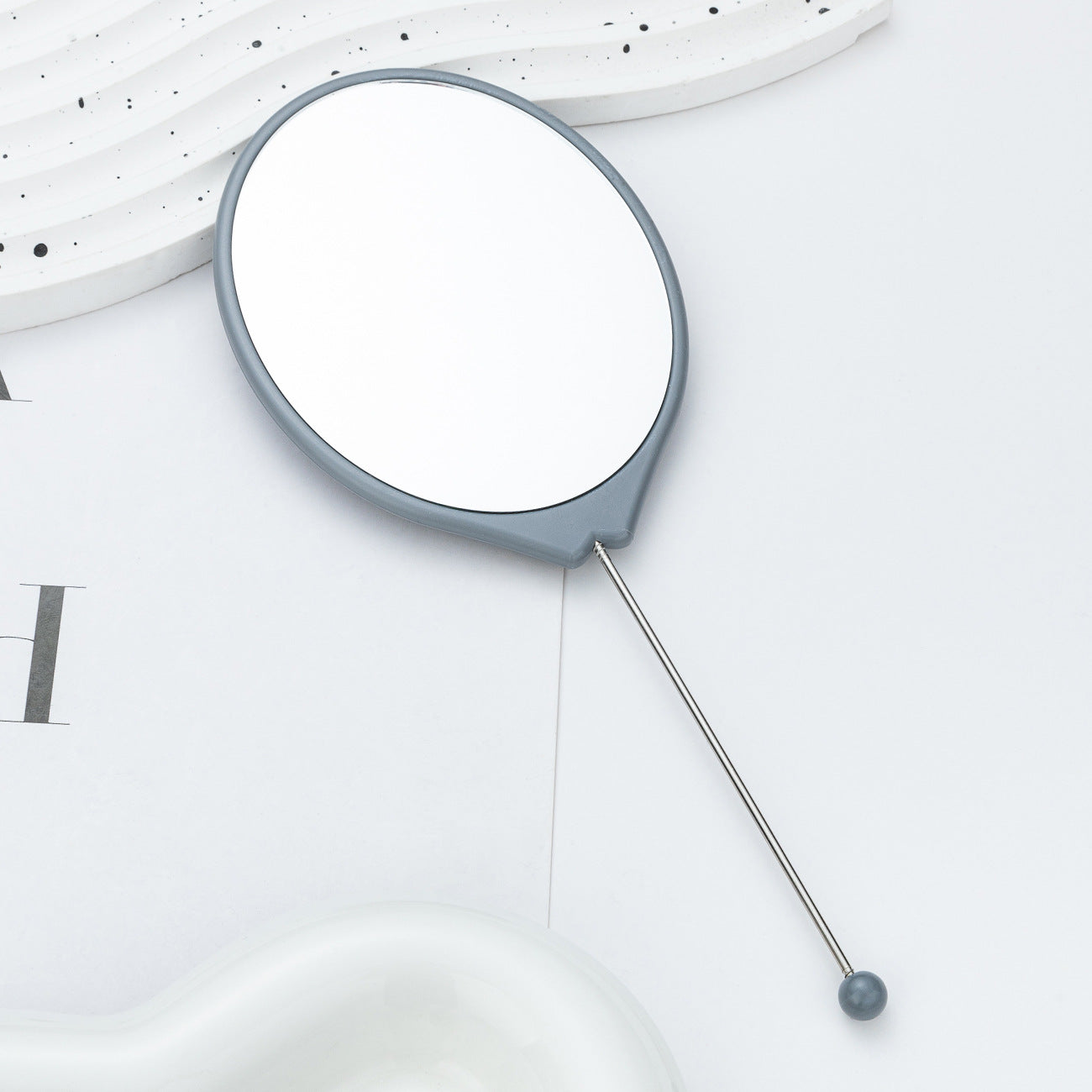 Wholesale DIY Beadable Handheld Makeup Mirror