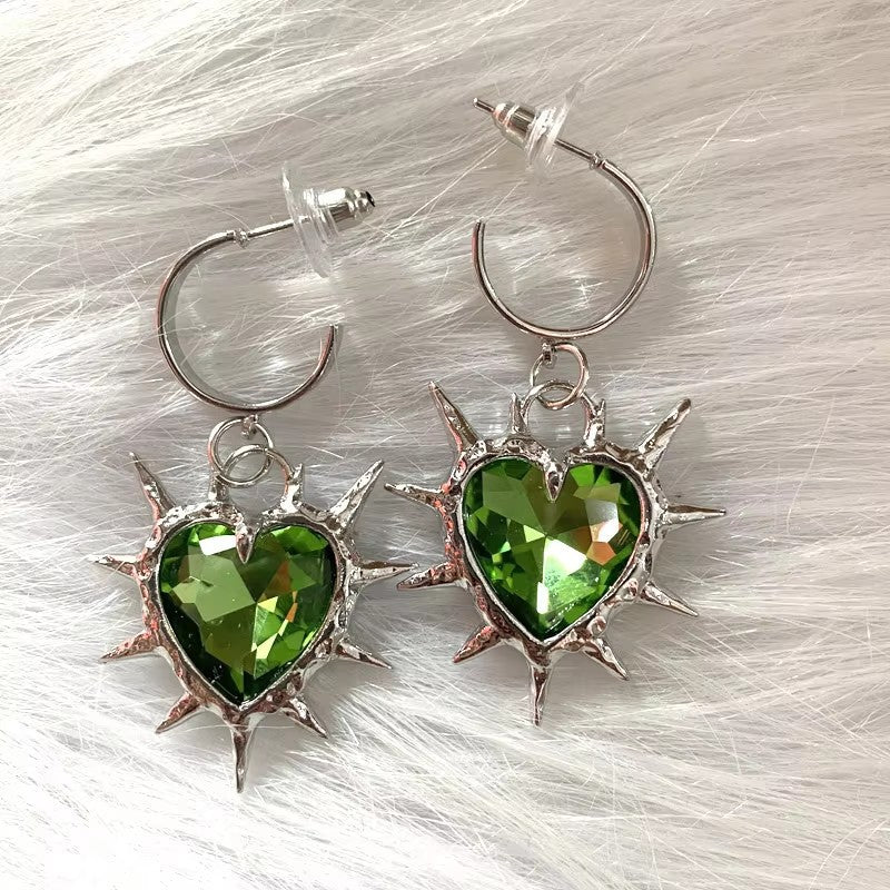 Wholesale  Heart of Thorn Pendant Earrings