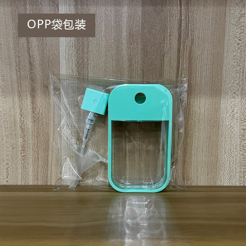 Wholesale Transparent 45ml Card Spray Bottle Keychains