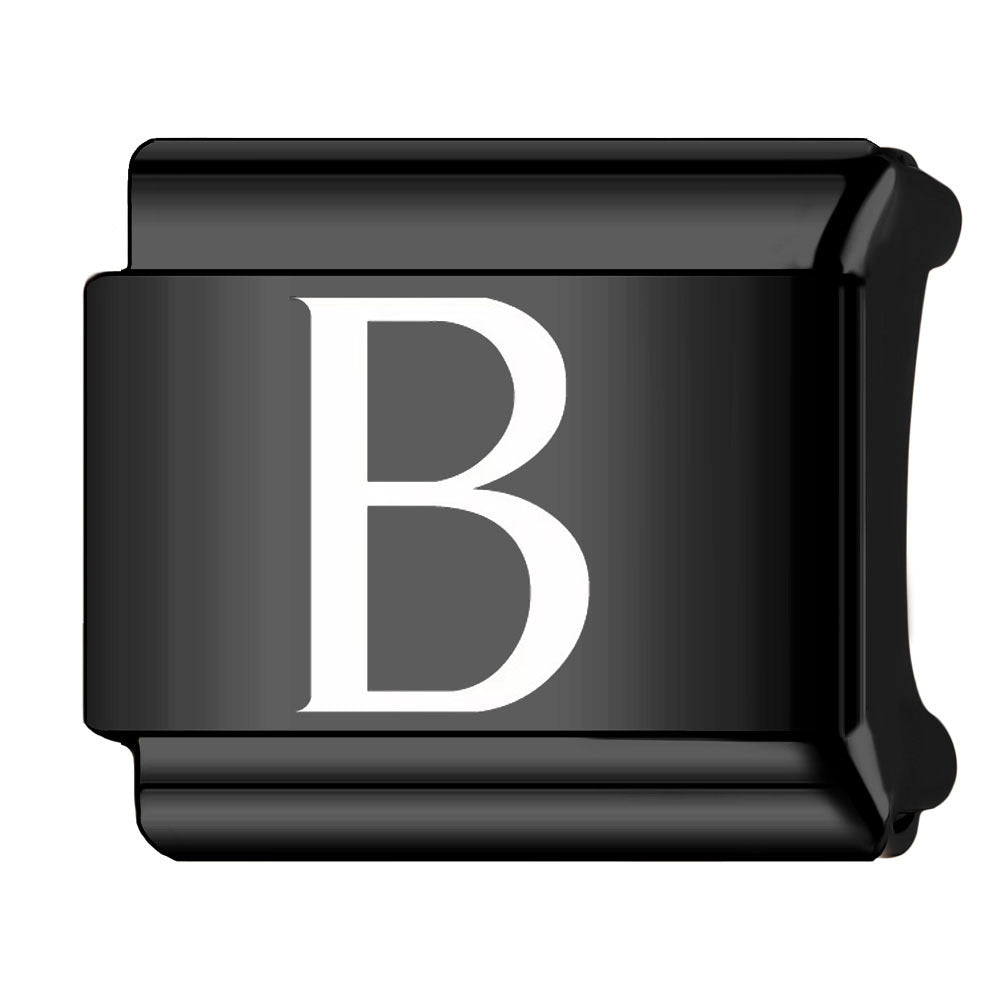 Wholesale Italian Charm Bracelet 9mm DIY Splicing Laser Letters Stainless Steel Composable Bracelet