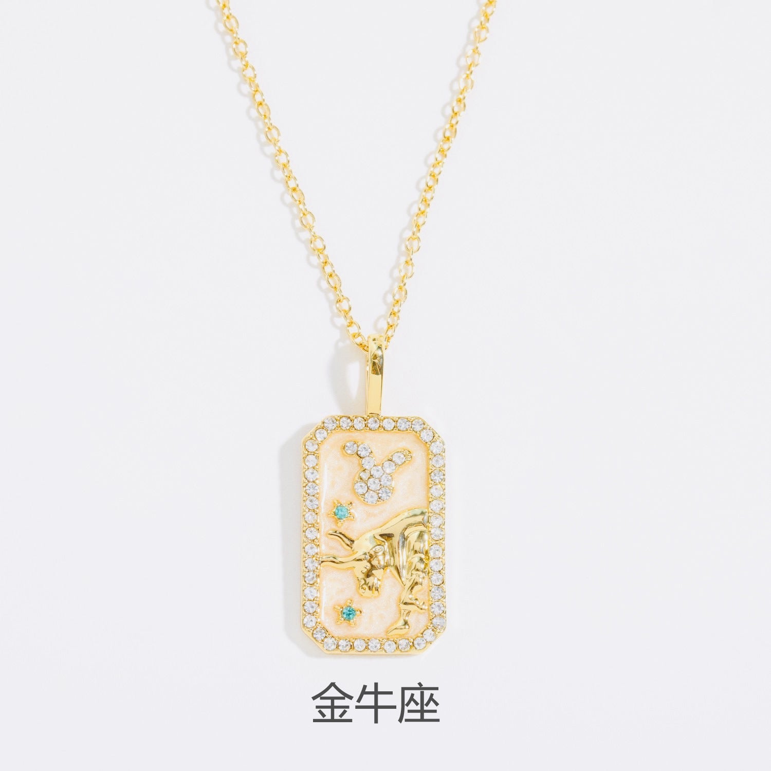Wholesale Zodiac Contion Colorful Birthstone Necklace,  Chic Jewelry Accessory for Everyday Wear