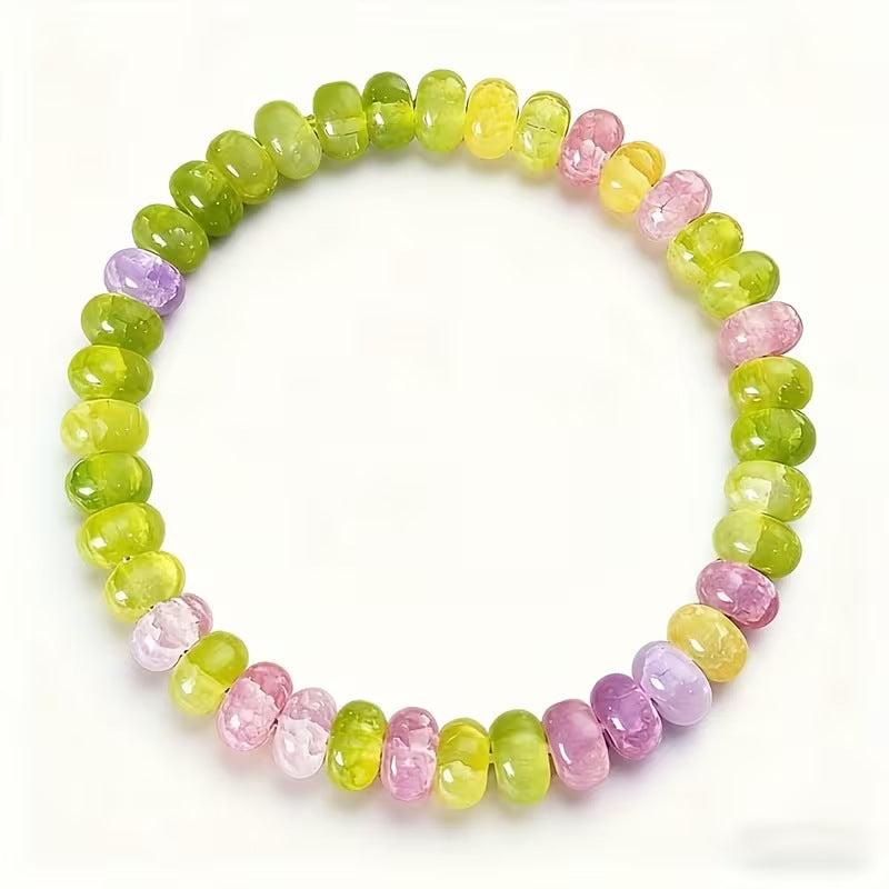 Wholesale Trendy Men S Tiger Eye Black Amethyst Stone Glass Bead Bracelet Fashion Accessory