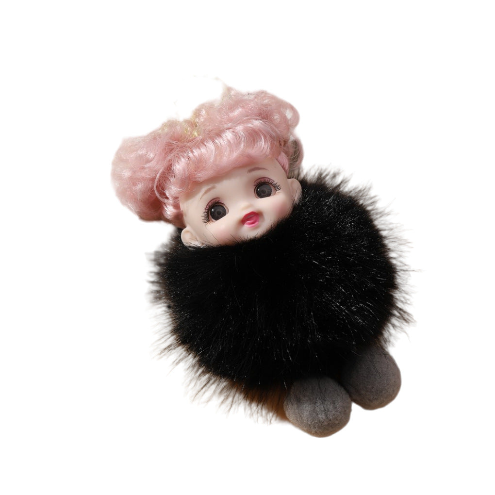 Wholesale Cute Doll Cartoon Plush Keychain Pom Pom ACC-KC-RongR057