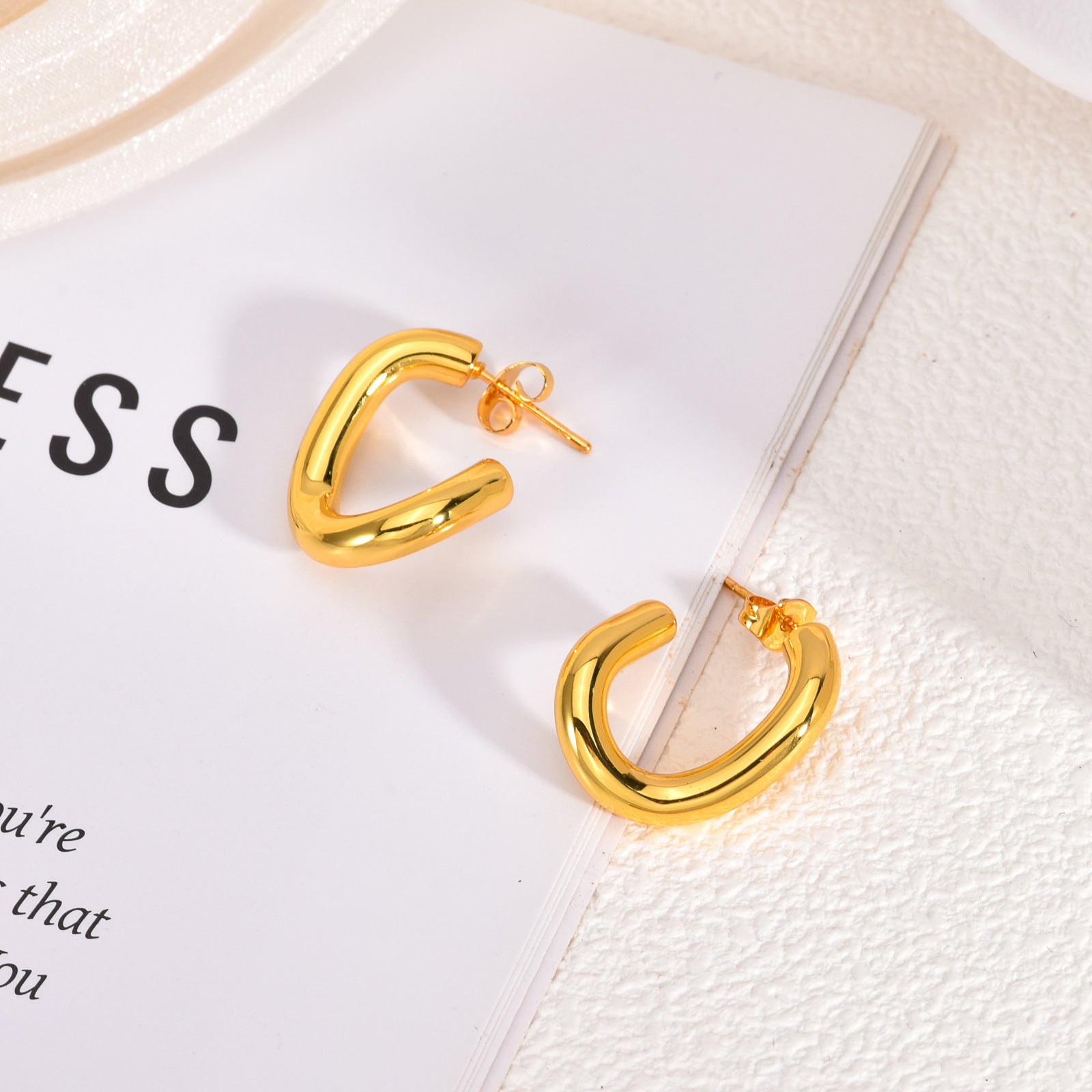 Wholesale Stainless steel gold ring