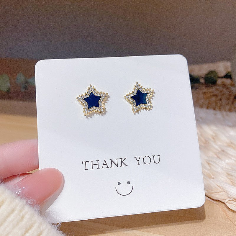 Wholesale S925 Silver Needle Pearl Earrings Diamond Geometric Stud Earrings ACC-ES-Xiyue002