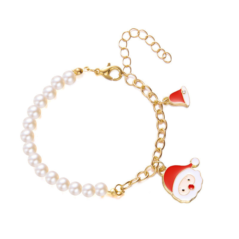 Wholesale  Christmas bracelet snowman pendant bracelet