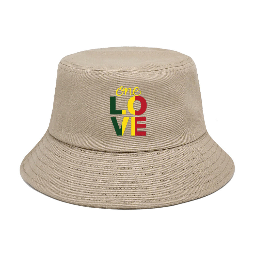 Wholesale One Love Printed Bucket Hat ACC-HT-ShunMa005