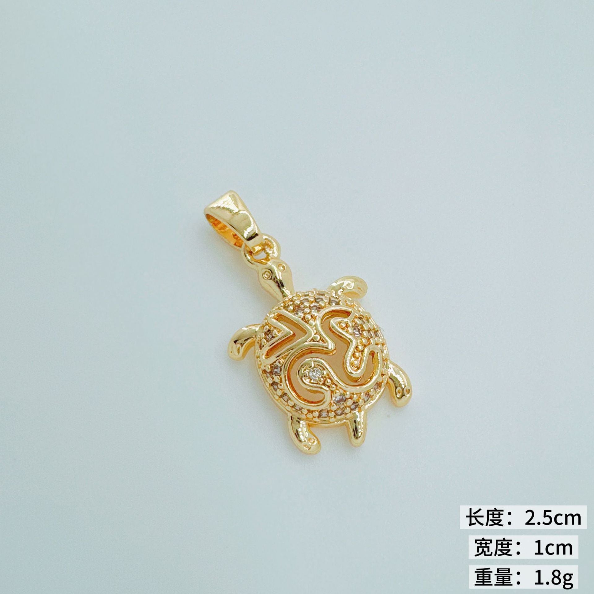 Wholesale Copper Electroplated Crab and Turtle Pendant Necklaces Jewelry for Women Boutique Resale