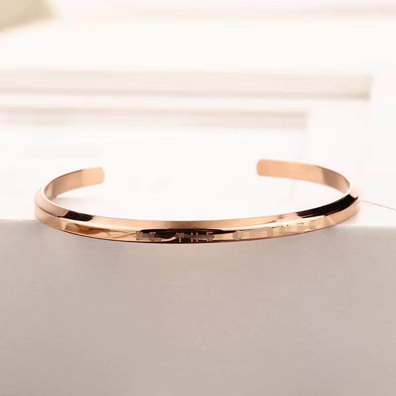 Wholesale opening  titanium steel valentine bracelet