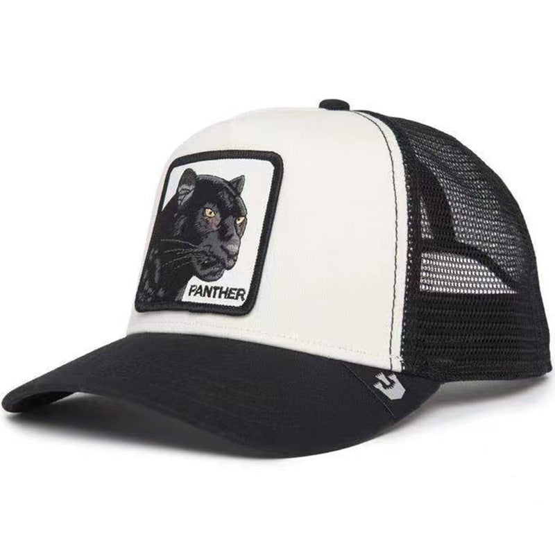 Wholesale Cartoon Animal Sun Protection Mesh Embroidery Hat Baseball Cap ACC-HT-JingKun006