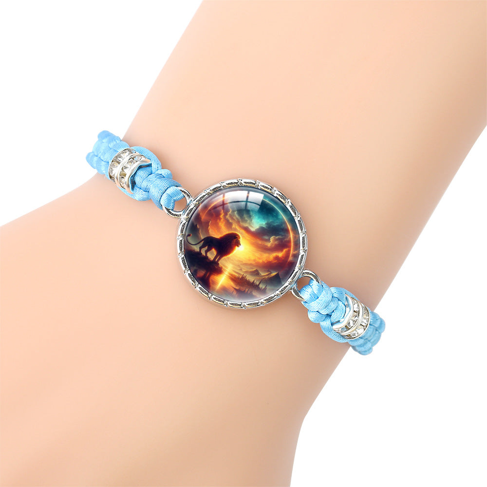 Wholesale Lion braid adjustable bracelet