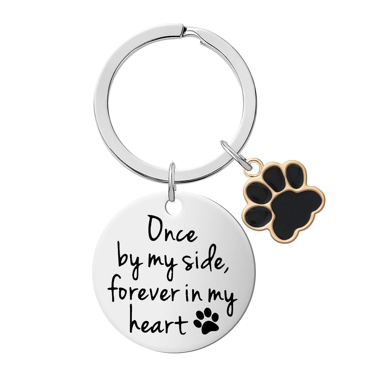 Wholesale  Stainless Steel Keychain  Pet Dog Pendant  Keychain