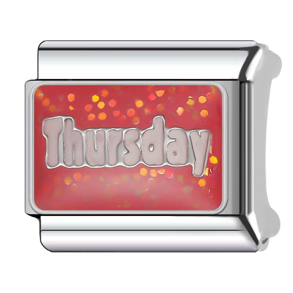 Wholesale Italian module 9MM single month module bracelet