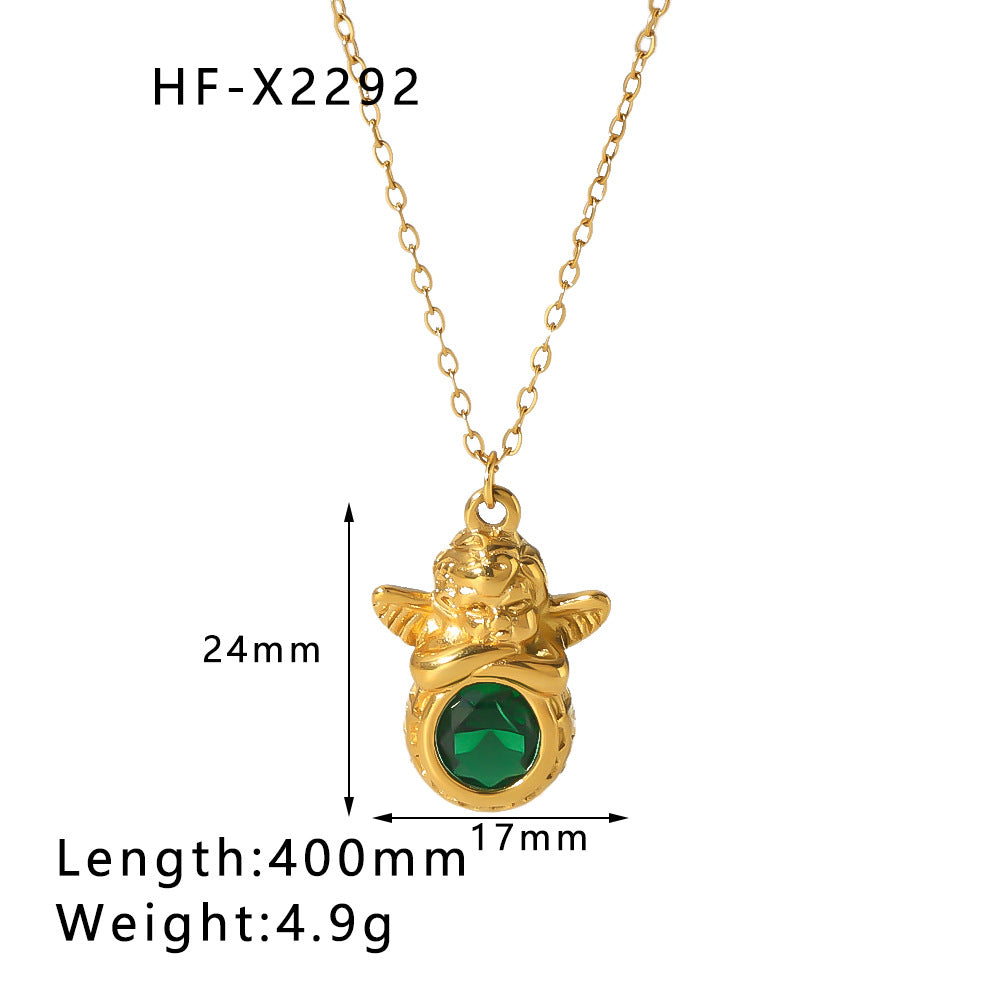 Wholesale Stainless steel  freshwater pearl necklace O-chain necklace