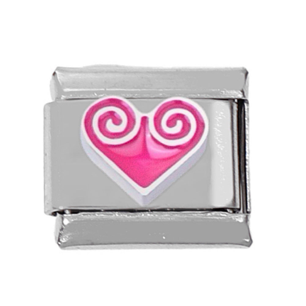 Wholesale 5pcs Italian Charm Bracelet Charm Module Stainless Steel Love Bracelet 9mm DIY Pattern Free Stitching Detachable Composable Bracelet ACC-BT-DaLiang015