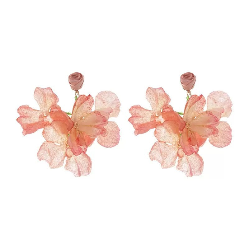 Wholesale  Colorful Flower Earrings